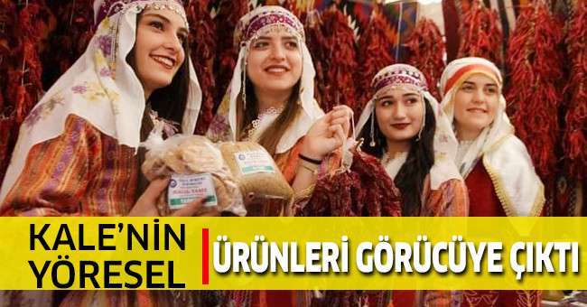 Kale’de Yöresel Ürün ve Sanat Festivali yoğun katılımla sürüyor