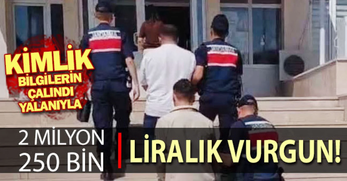 &rsquo;Kimlik bilgilerin &ccedil;alındı&rsquo; diyerek 2 milyon 250 bin TL dolandırdılar