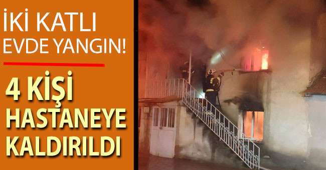 Kış günü evsiz kaldılar