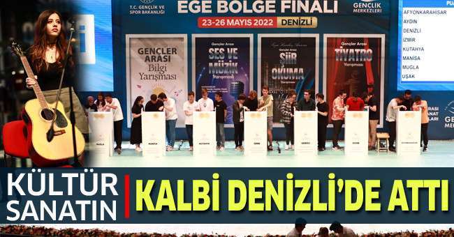 Kültür Sanatın Kalbi Denizli’de Attı