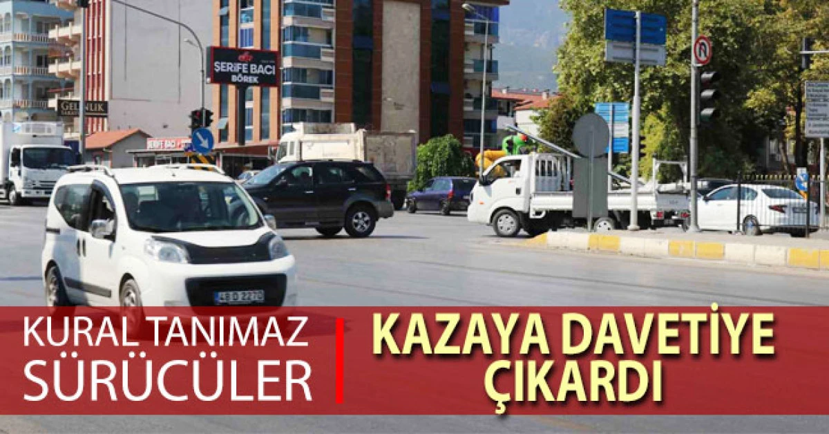 Kural tanımaz trafik magandaları kazaya davetiye &ccedil;ıkarıyor