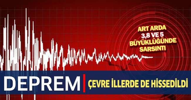 Kuşadası Körfezi'nde 3.8 ve 5 büyüklüğünde iki deprem! 
