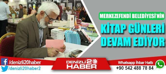 Merkezefendi Belediyesi’nin Kitap Günleri Devam Ediyor