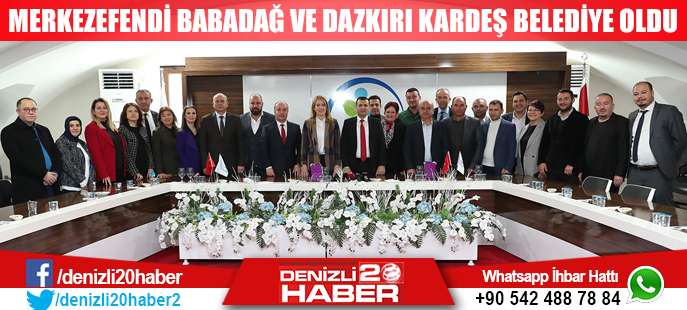Merkezefendi, Babadağ Ve Dazkırı Kardeş Belediye Oldu