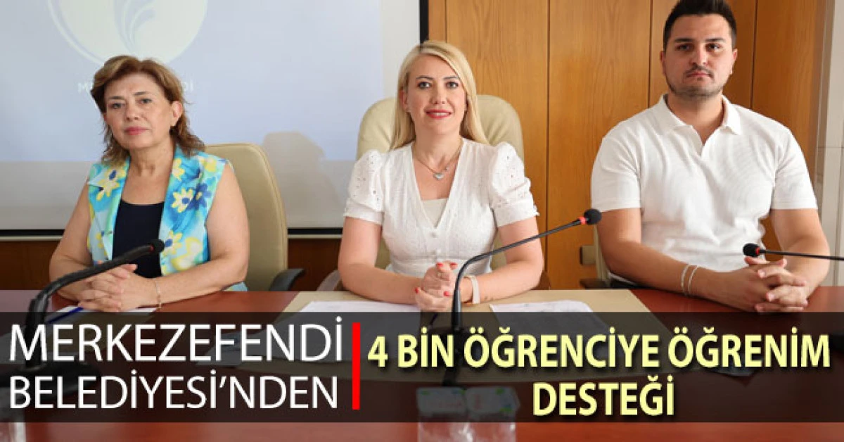 Merkezefendi Belediyesi’nden 4 Bin Öğrenciye Öğrenim Desteği