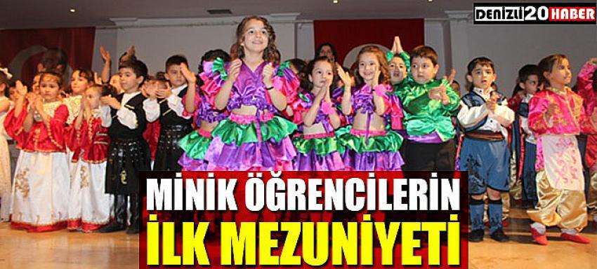 Miniklerin mezuniyet heyecanı