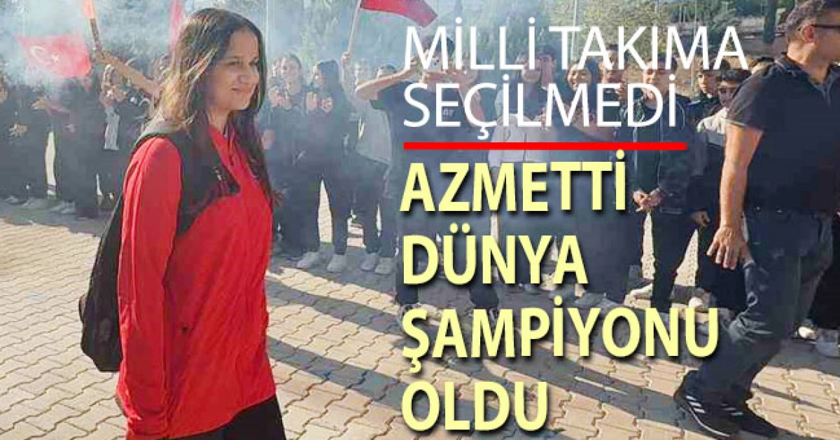 Milli takıma seçilemedi, azmetti dünya şampiyonu oldu