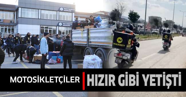 Motosikletçiler Hızır Gibi Yetişti