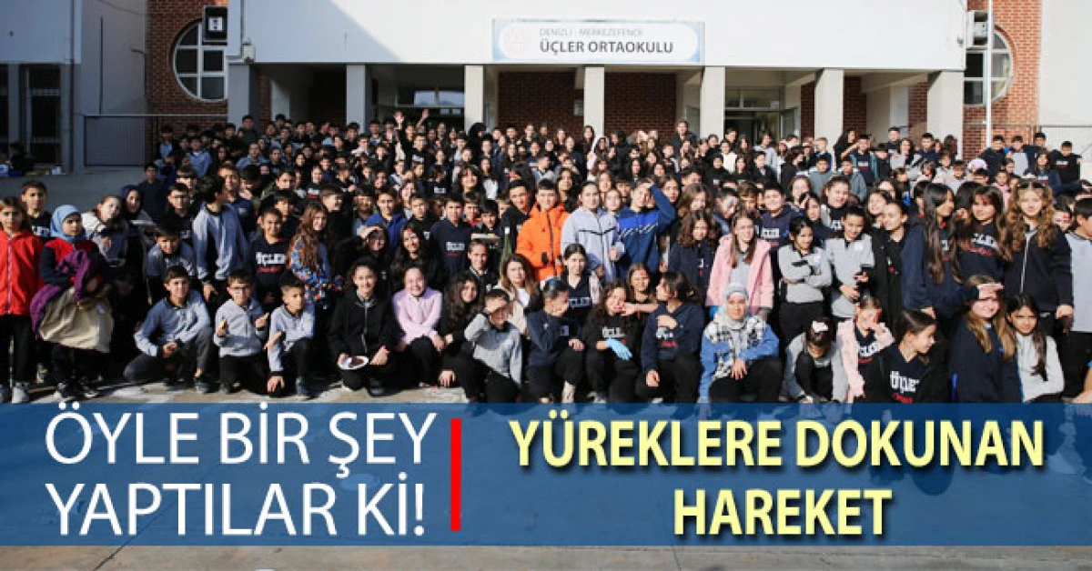 Ortaokul öğrencileri kermes geliriyle bakkal borçlarını kapattı