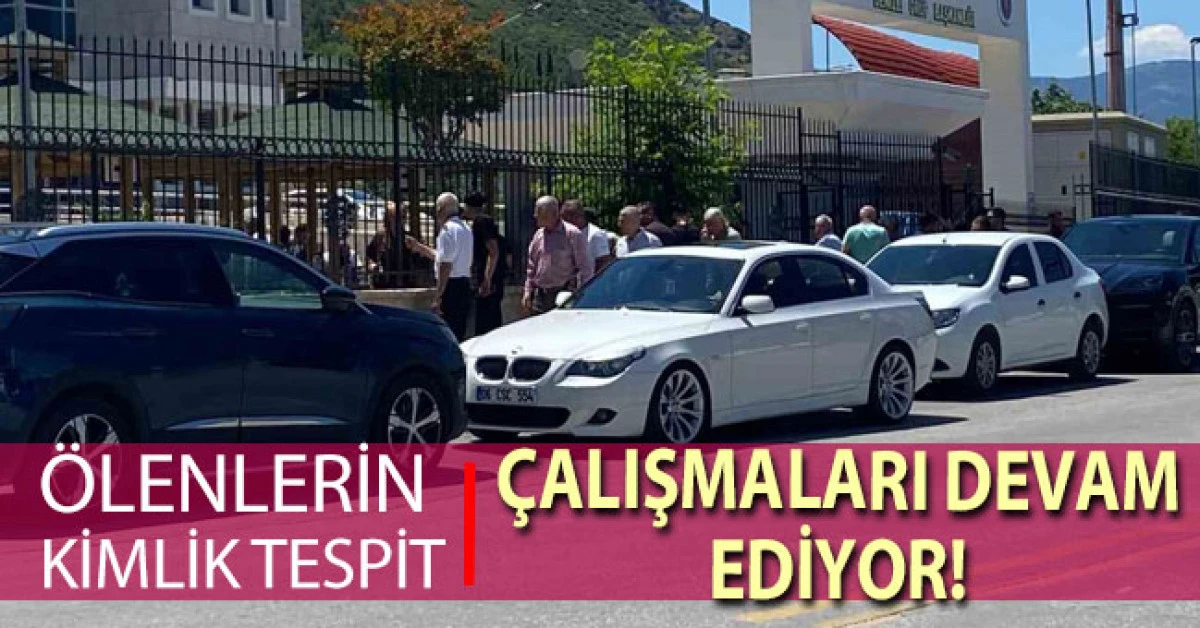 Otob&uuml;s kazasında &ouml;lenlerin kimlik tespit &ccedil;alışmaları s&uuml;r&uuml;yor