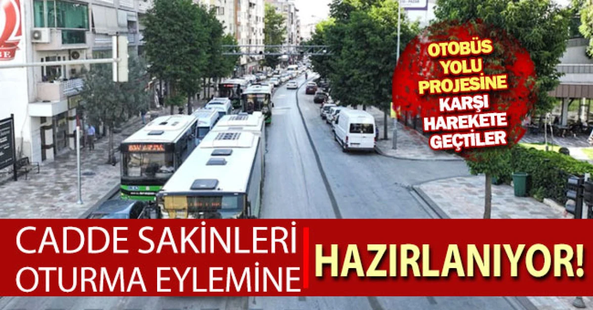 Otobüs Yolu projesine karşı harekete geçen esnaf ve vatandaşlar 500 imza topladı