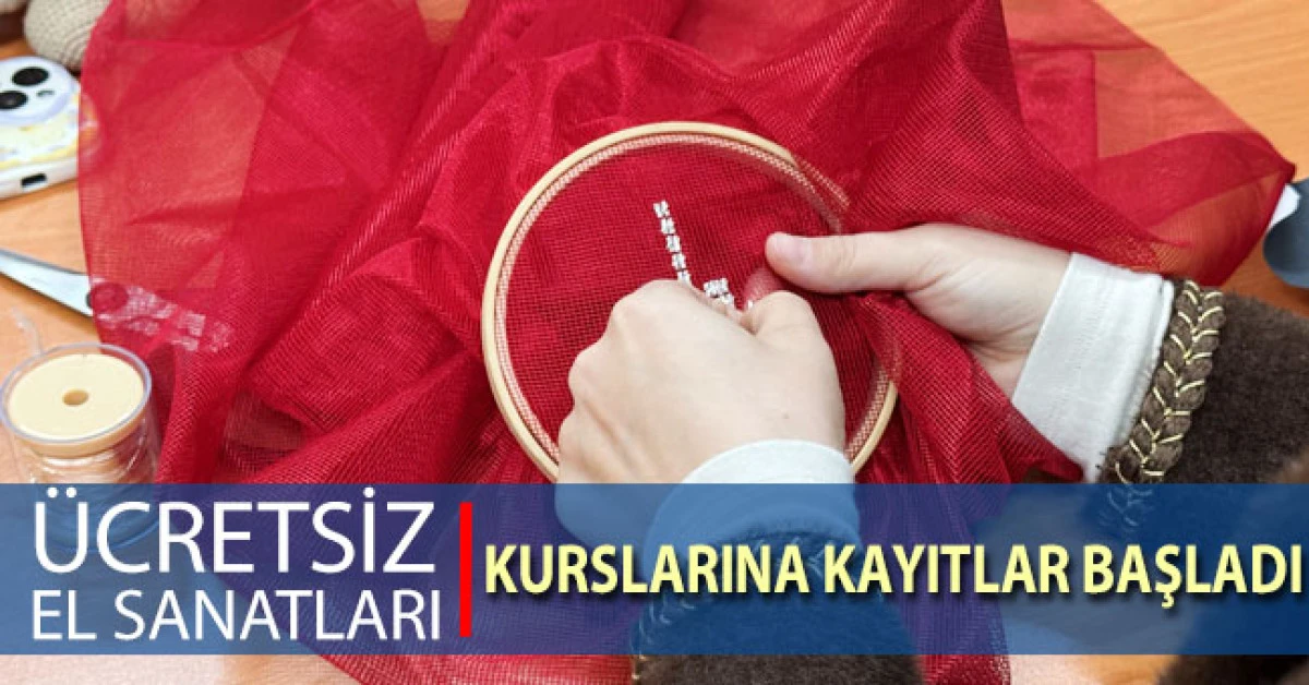 Pamukkale Belediyesi'nde &uuml;cretsiz el sanatları kurs kayıtları başladı