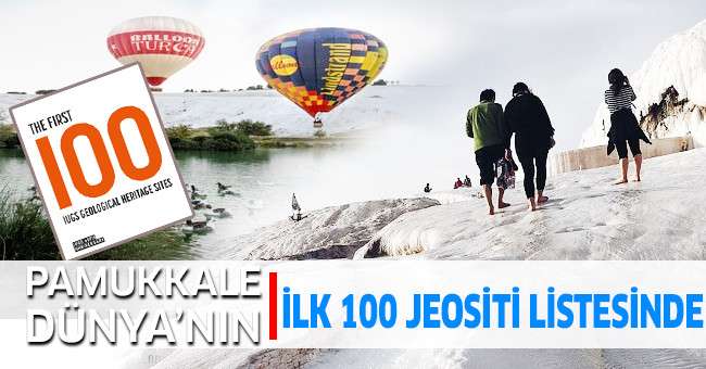 Pamukkale, Dünya'nın İlk 100 Jeositi Listesinde