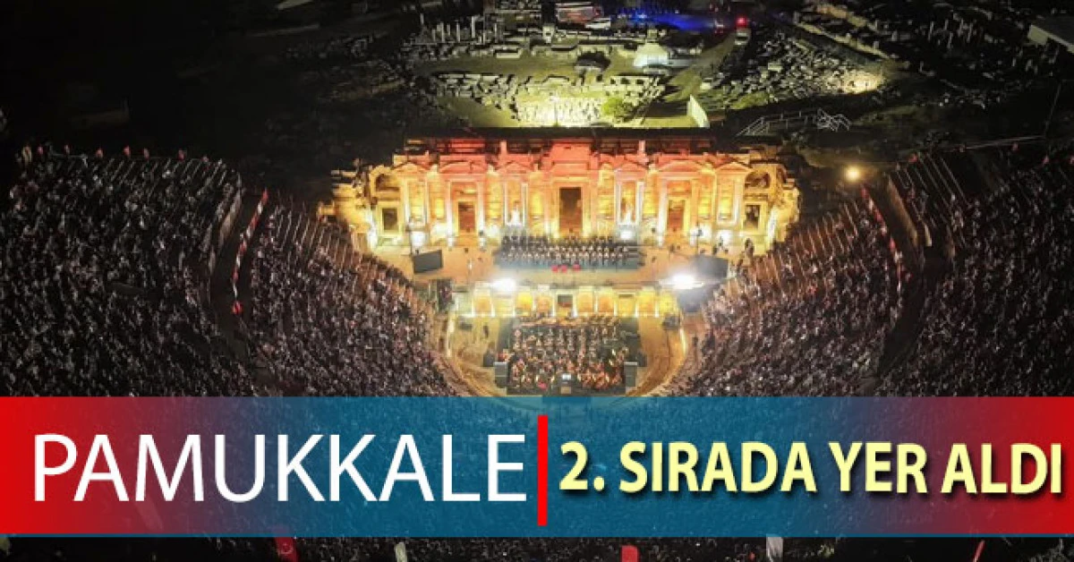 Pamukkale, T&uuml;rkiye'de en &ccedil;ok ziyaret edilen ikinci &ouml;renyeri oldu