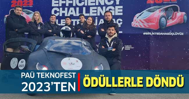 PAÜ TEKNOFEST 2023’ten Ödüllerle Döndü