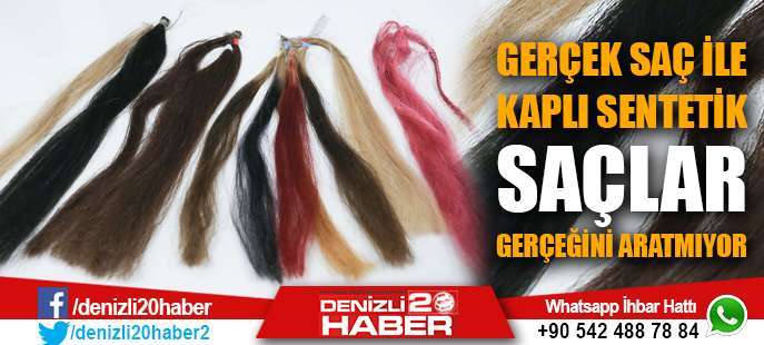 Gerçek Saç ile Kaplı Sentetik Saçlar Gerçeğini Aratmıyor