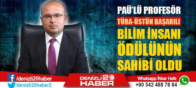 Prof. Dr. Necip Atar, TÜBA-Üstün Başarılı Bilim İnsanı Ödülünün Sahibi Oldu