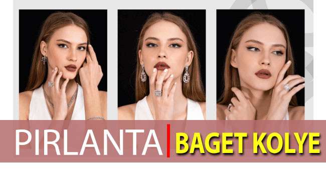 Pırlanta Baget Kolye