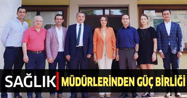 Sağlık müdürlerinden güç birliği
