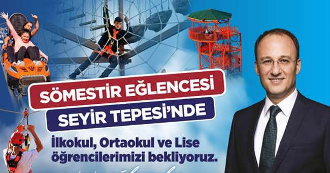 Sömestir Eğlencesi Seyir Tepesinde