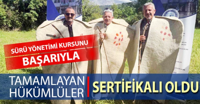 S&uuml;r&uuml; y&ouml;netimi kursunu başarıyla tamamlayan h&uuml;k&uuml;ml&uuml;ler sertifikalı oldu