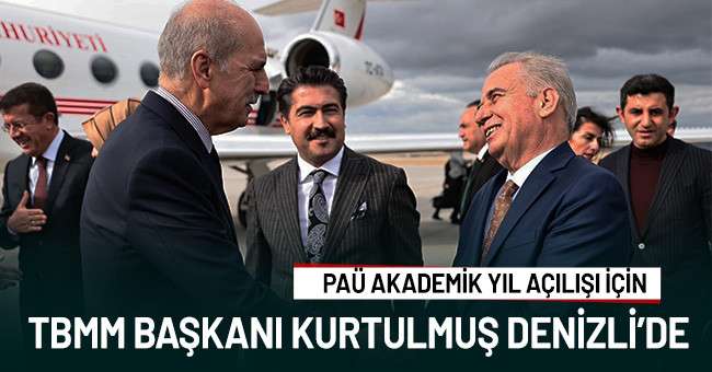 TBMM Başkanı Kurtulmuş’u Denizli heyeti karşıladı
