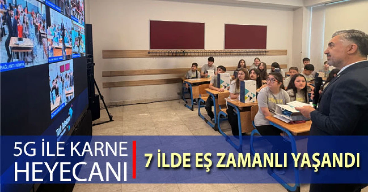 T&uuml;rk Telekom, TahtApp uygulamasıyla &ccedil;ocuklara ışık oldu; 5G ile karne heyecanı 7 ilde eş zamanlı yaşandı