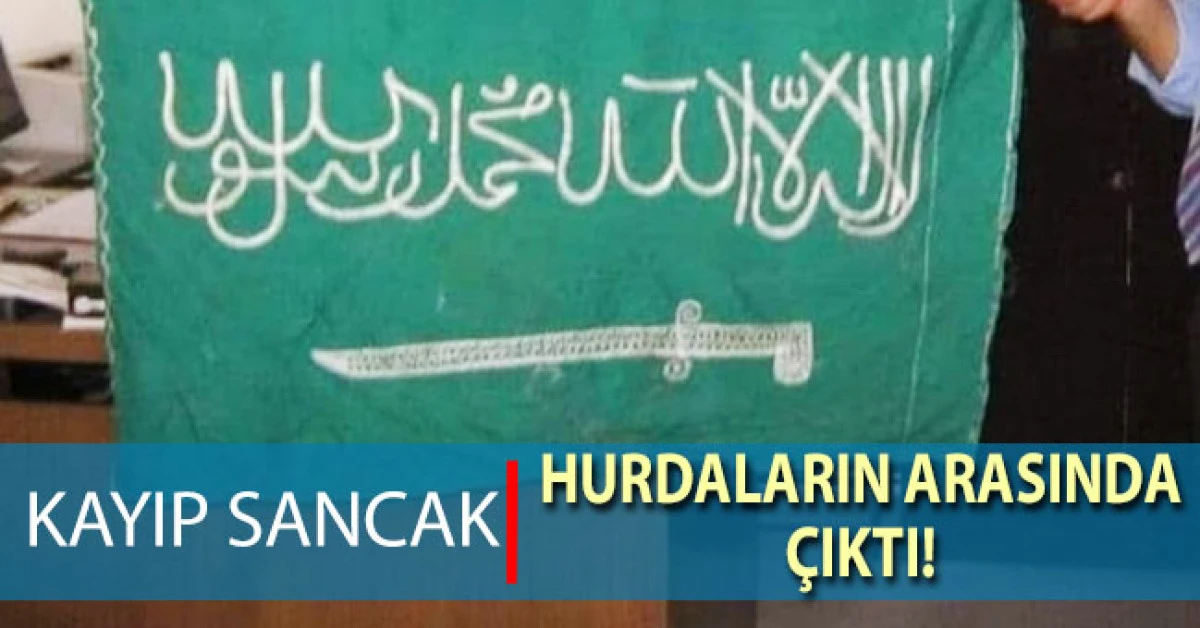 Üç asırlık kayıp sancak hurda çuvallarının içinden çıktı