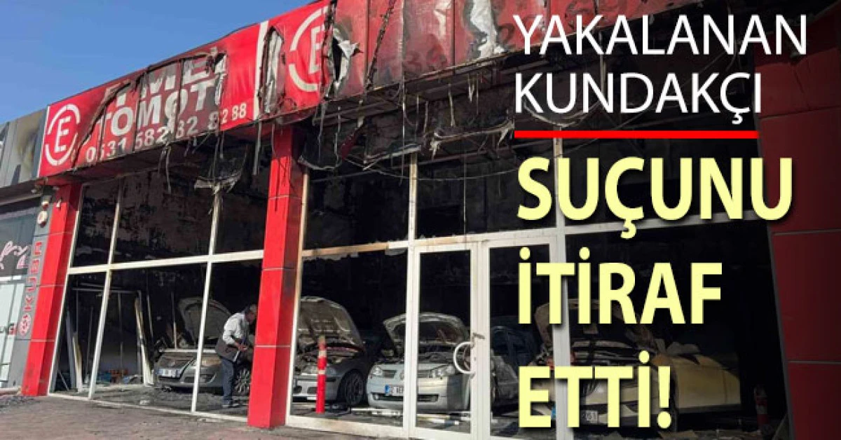 Yakalanan kundakçı suçunu itiraf etti